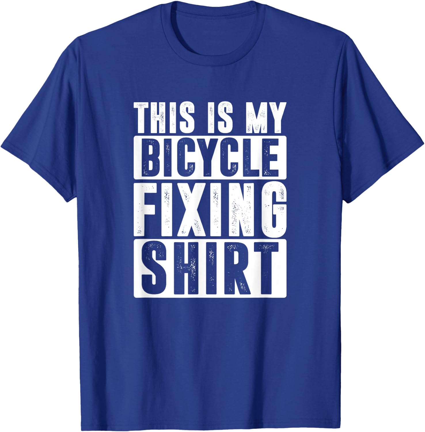 Bike Repair, This Is My Bicycle Fixing T-Shirt - T-Shirt | Royal