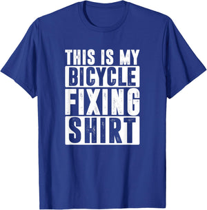 Bike Repair, This Is My Bicycle Fixing T-Shirt - T-Shirt | Royal