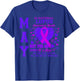 May is National Lupus Awareness Month Purple Ribbon T-Shirt - T-Shirt | Royal