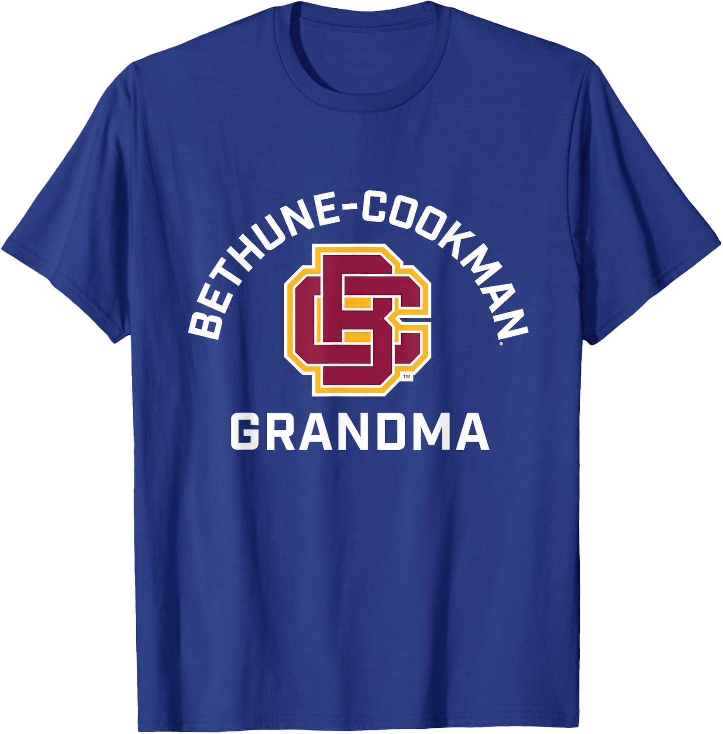 Bethune-Cookman University Wildcats Arched Grandma T-Shirt - T-Shirt | Royal