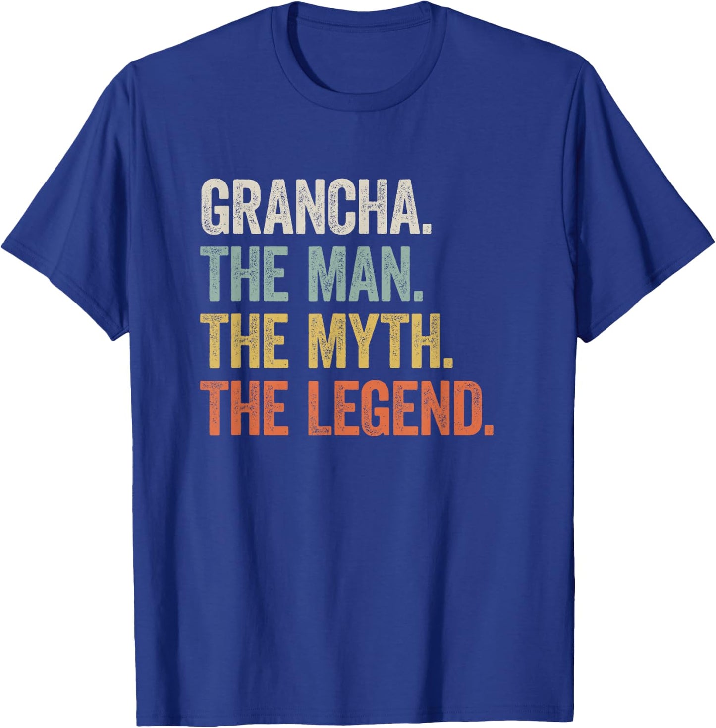 Grancha - Cool Funny Legend Welsh Father's Day T-Shirt - T-Shirt | Royal