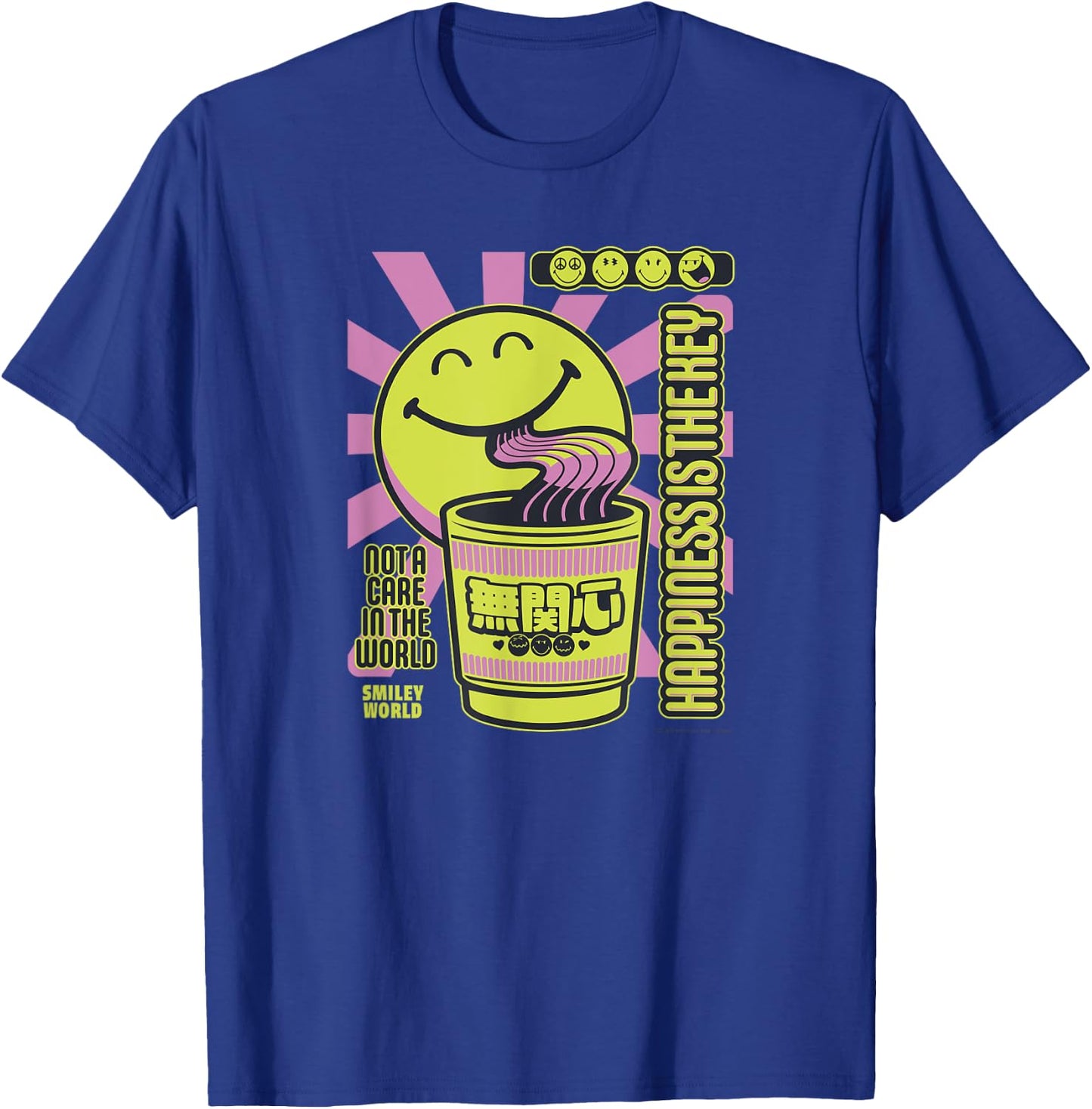 Japan Happy Smile T-Shirt - T-Shirt | Royal