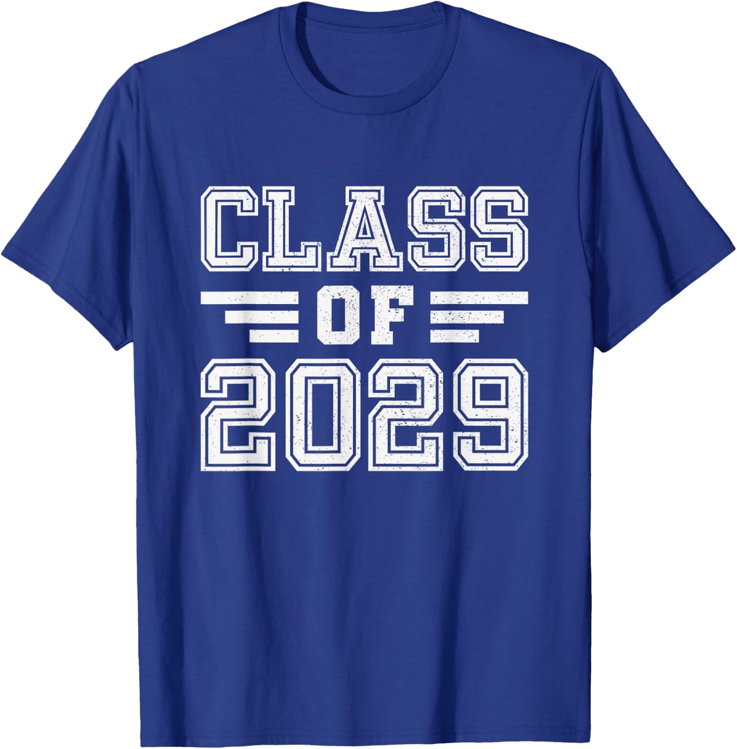 Class of 2029 College University High School Future Graduate T-Shirt - T-Shirt | Royal