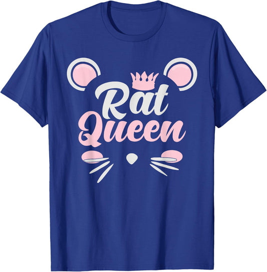 Rat Lover Design Women Rat Queen T-Shirt - T-Shirt | Royal