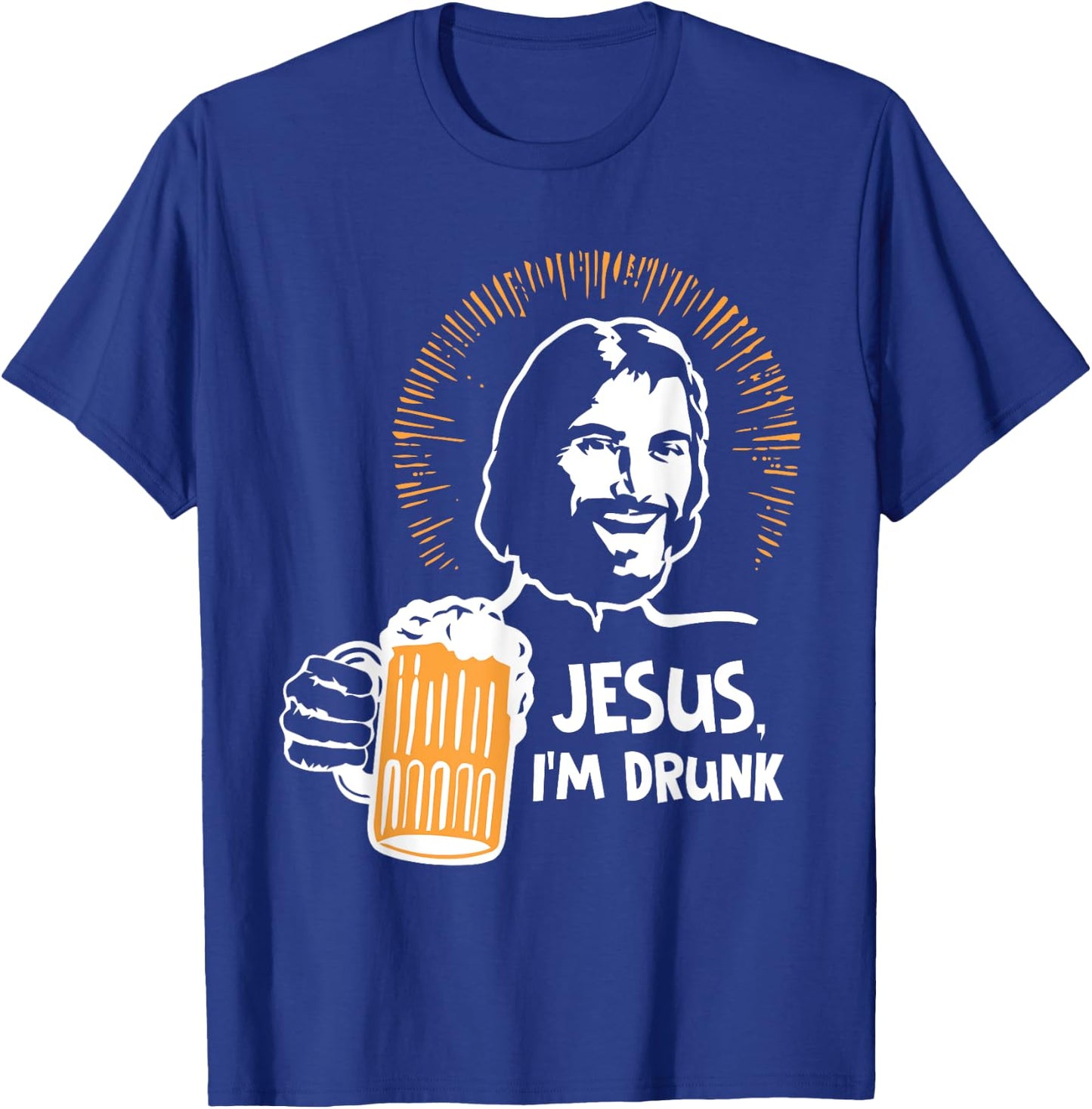 Je-sus, I'm Drunk Funny Beer Lovers T-Shirt - T-Shirt | Royal