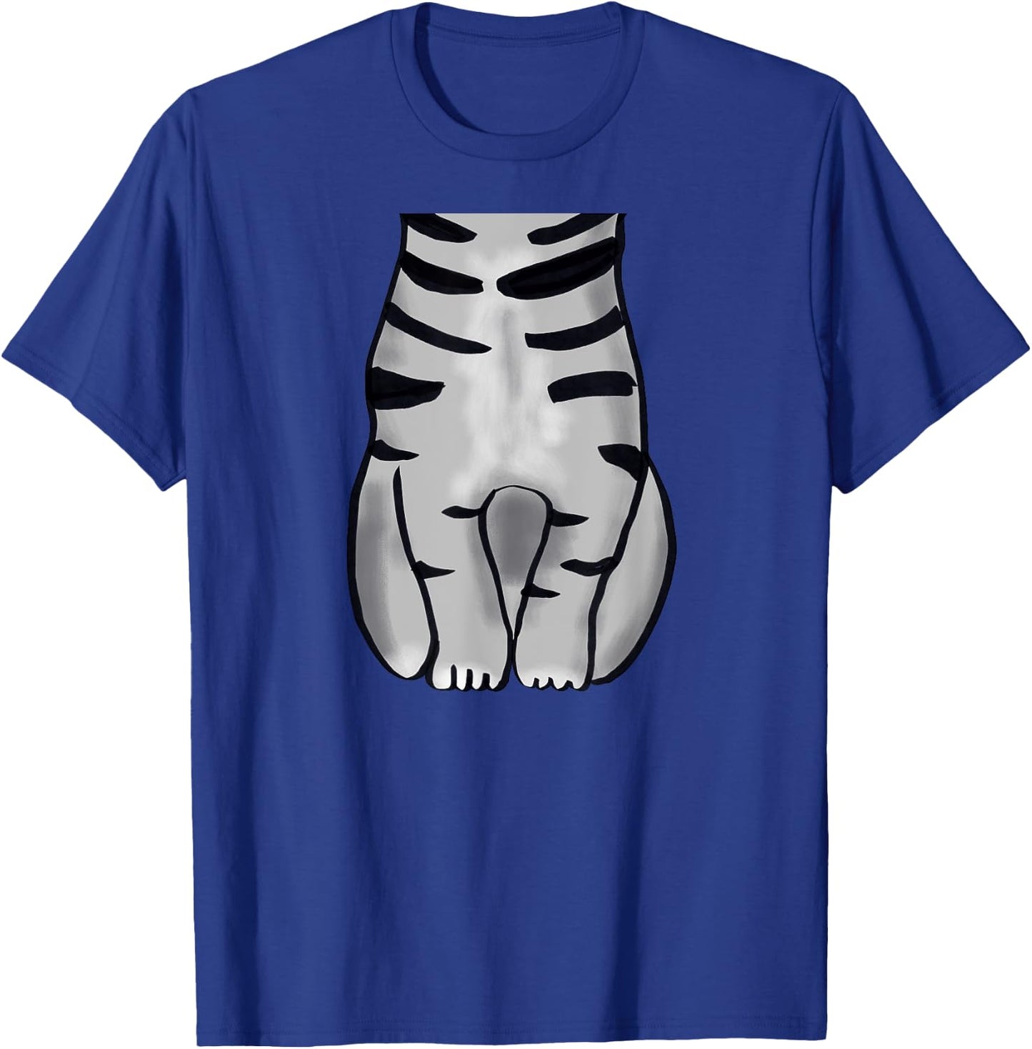 Easy Grey Striped Cat Halloween Costume T-Shirt - T-Shirt | Royal