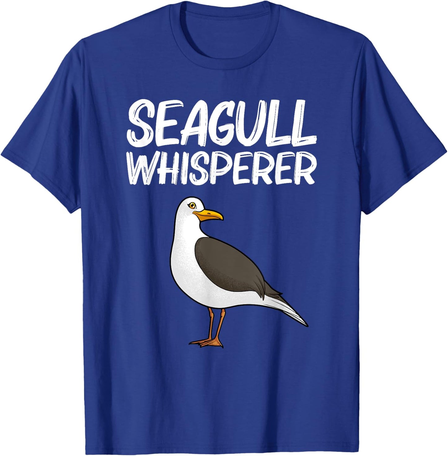Cool Seagull Art Women Birdwatcher Beach Gulls Bird T-Shirt - T-Shirt | Royal
