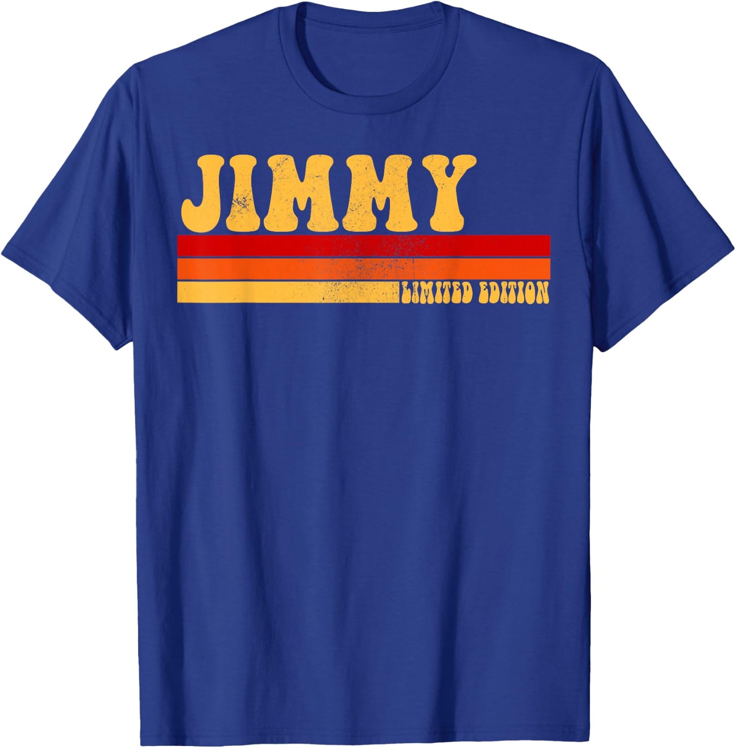 JIMMY Name Personalized Idea Men Retro Vintage JIMMY T-Shirt - T-Shirt | Royal