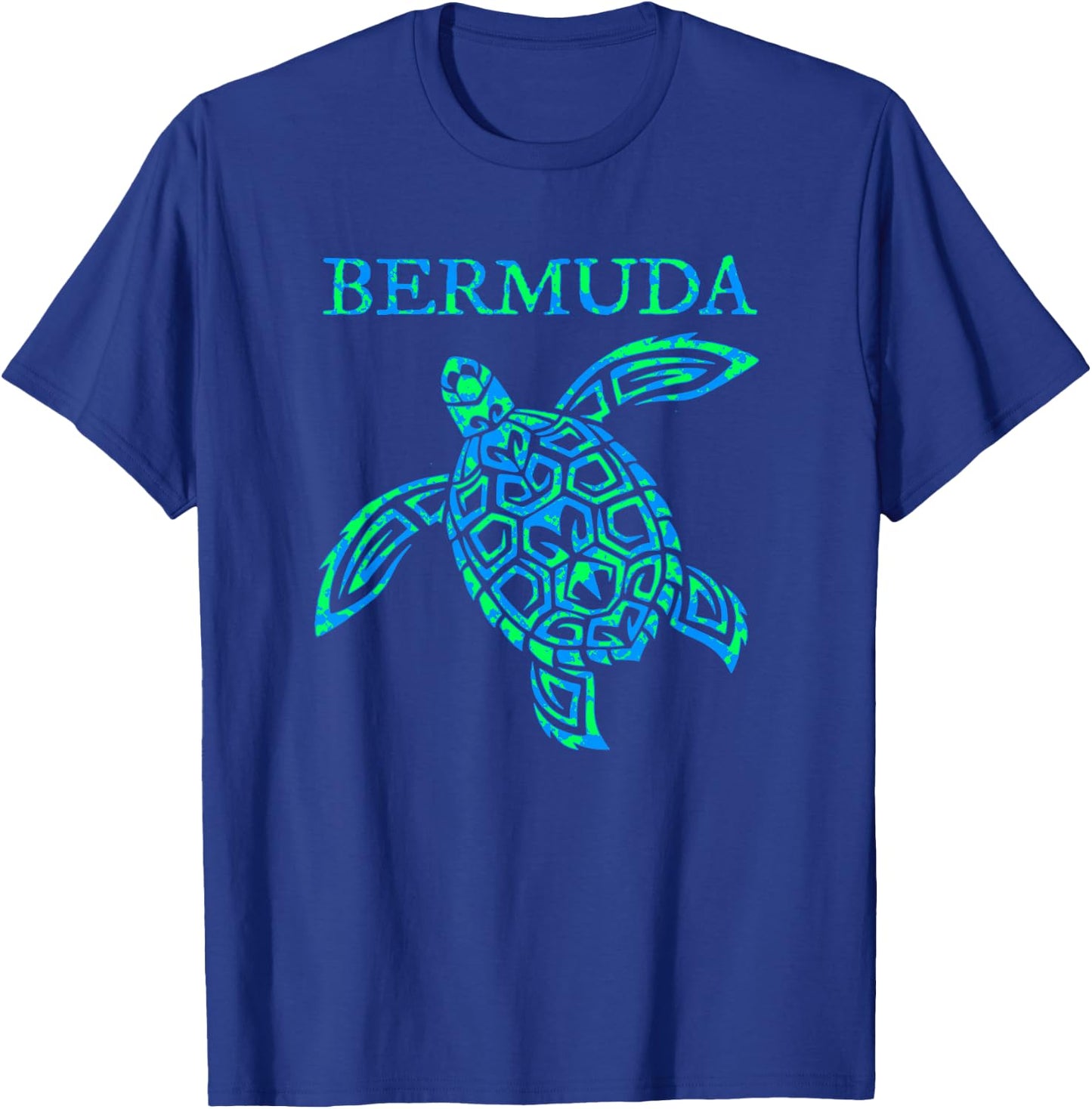 Bermuda Sea Turtle Girls Boys Travel Souvenir T-Shirt - T-Shirt | Royal