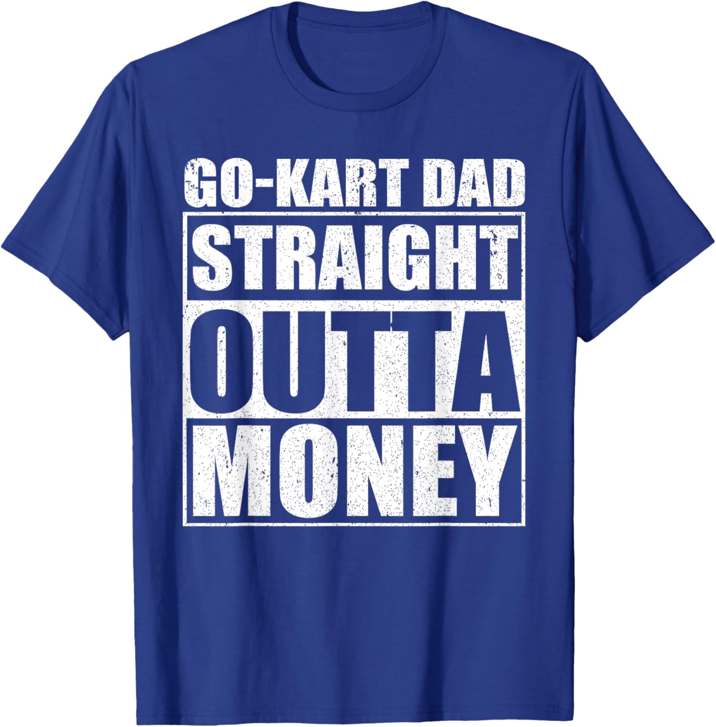 Father's Day Karting Racer Go Kart Racing Dad T-Shirt - T-Shirt | Royal