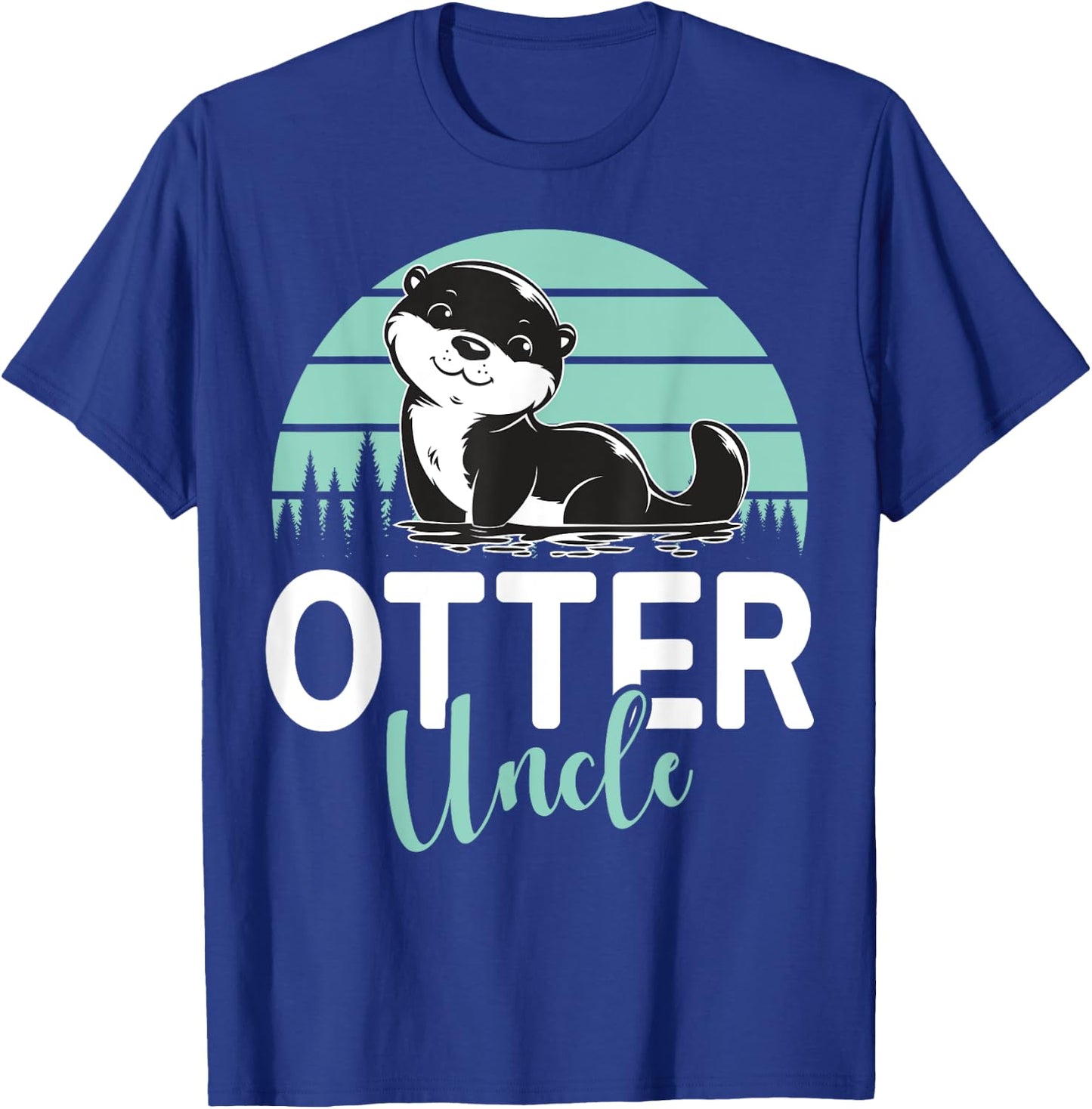 Otter Uncle Otter T-Shirt - T-Shirt | Royal