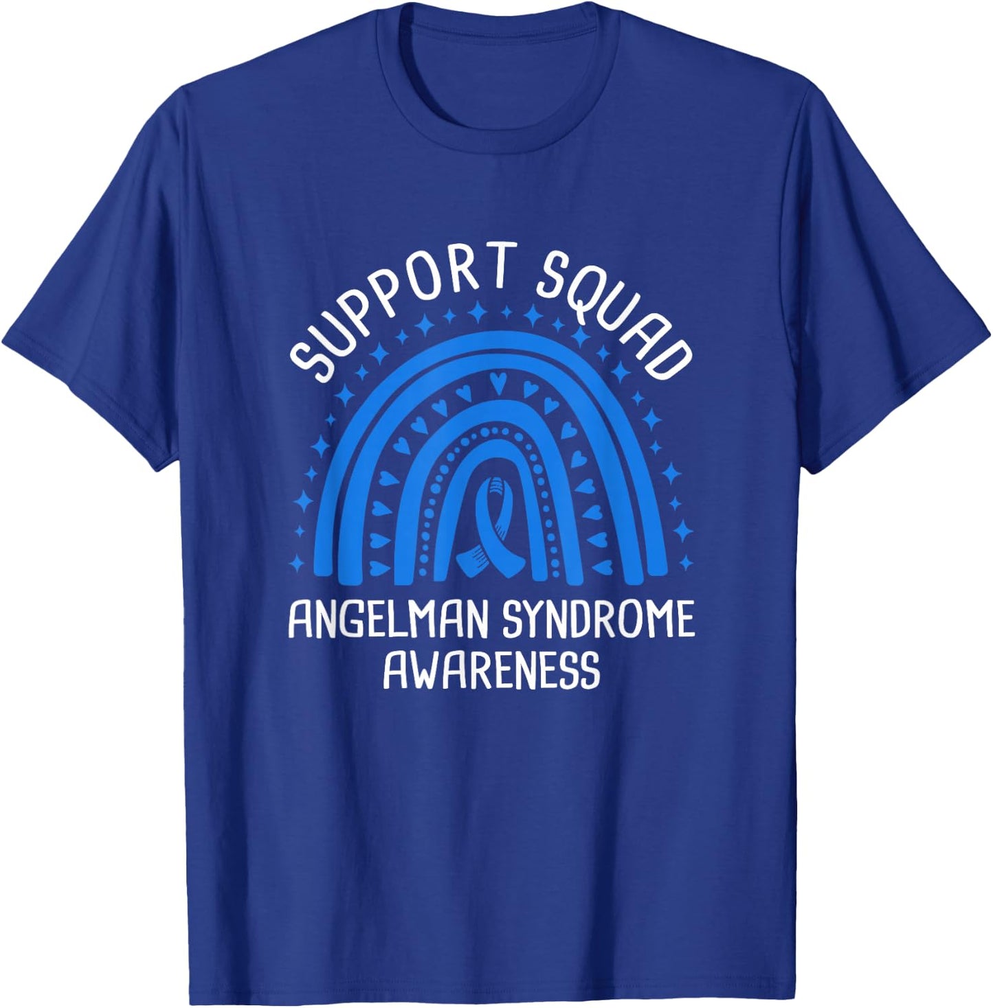 Support Squad Angelman Syndrome Awareness T-Shirt - T-Shirt | Royal