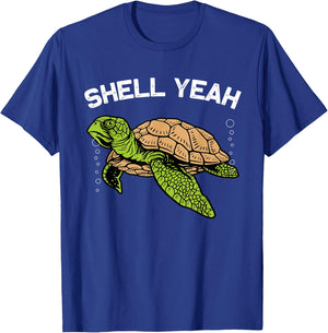 Funny Sea Turtle Art Women Sea Turtle Animal Lover T-Shirt - T-Shirt | Royal