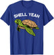 Funny Sea Turtle Art Women Sea Turtle Animal Lover T-Shirt - T-Shirt | Royal