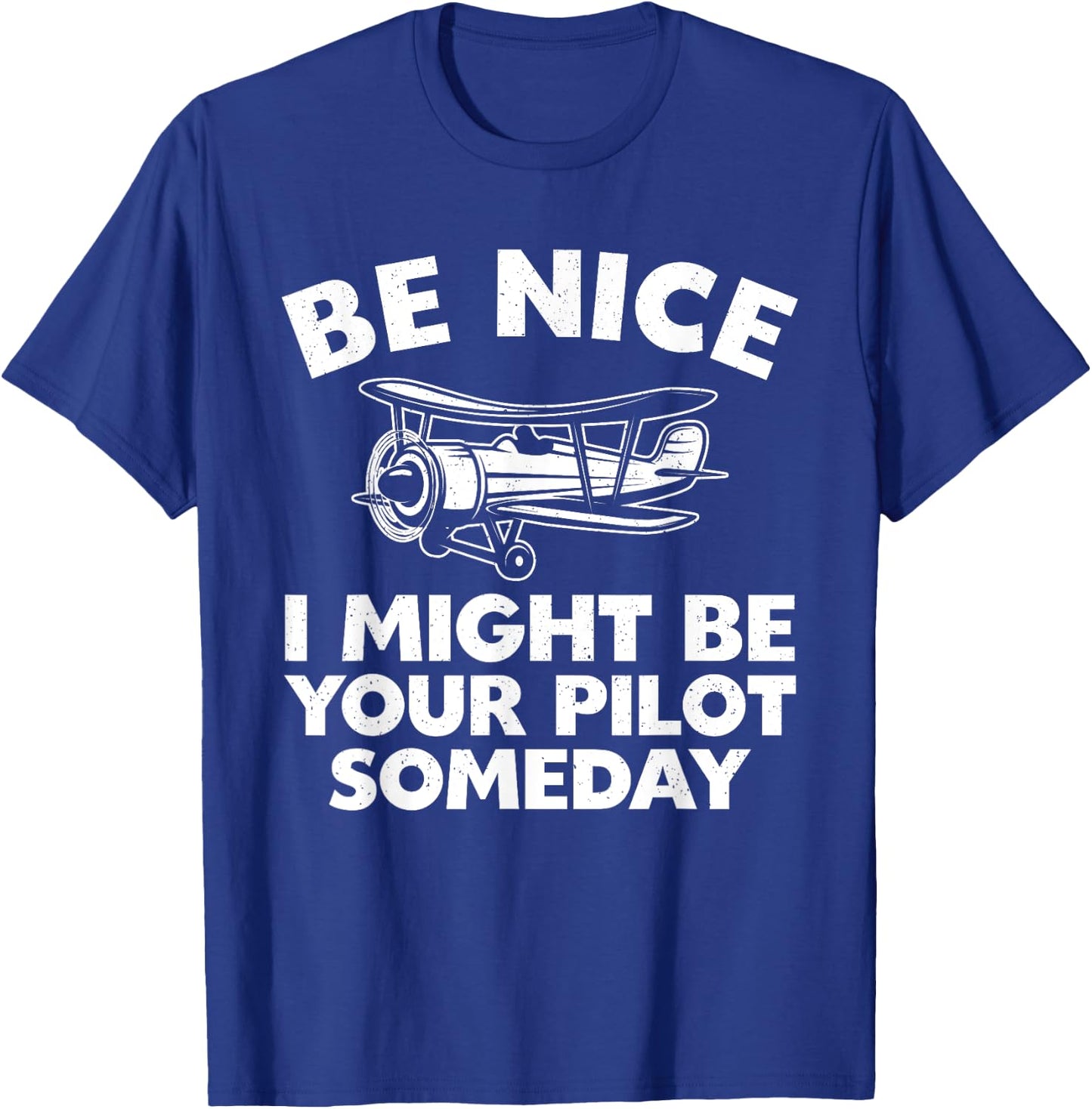 Funny Pilot Design Women Aviation Airplane Pilot T-Shirt - T-Shirt | Royal