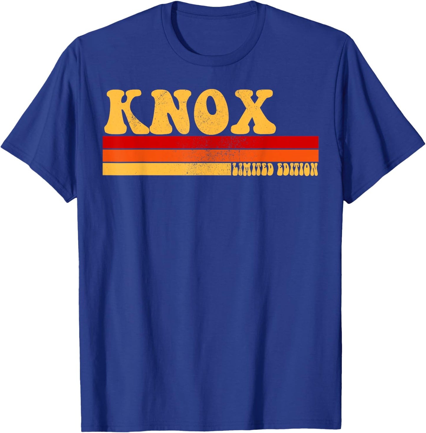 KNOX Name Personalized Idea Men Retro Vintage KNOX T-Shirt - T-Shirt | Royal
