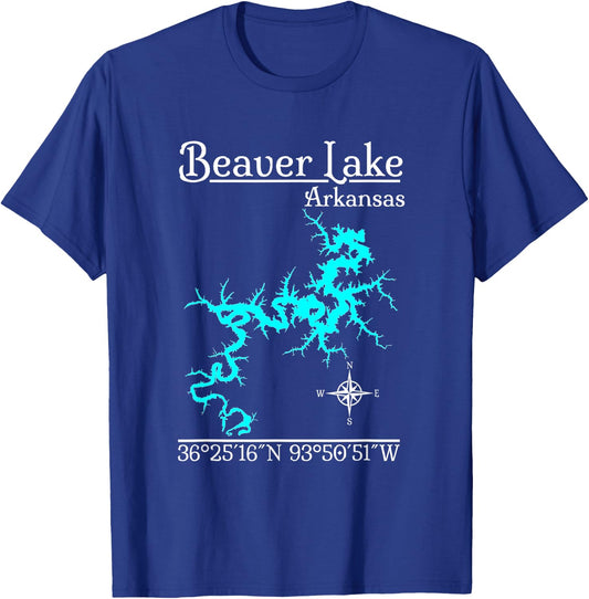 Beaver Lake - Arkansas T-Shirt - T-Shirt | Royal
