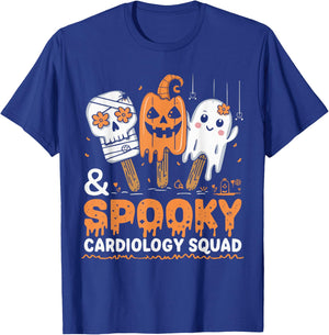 Cardiology Nurse Halloween Spooky Nursing Trick Or Treat T-Shirt - T-Shirt | Royal