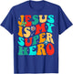 Jesus Is My Superhero Christian Religious T-Shirt - T-Shirt | Royal