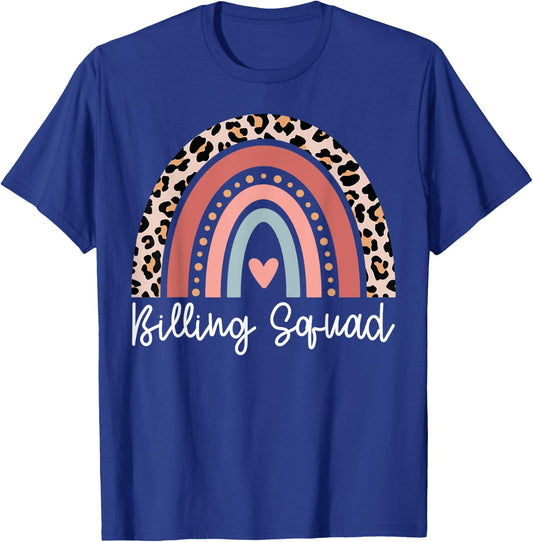 Billing Squad Medical Billing Specialist Clinical Coder T-Shirt - T-Shirt | Royal