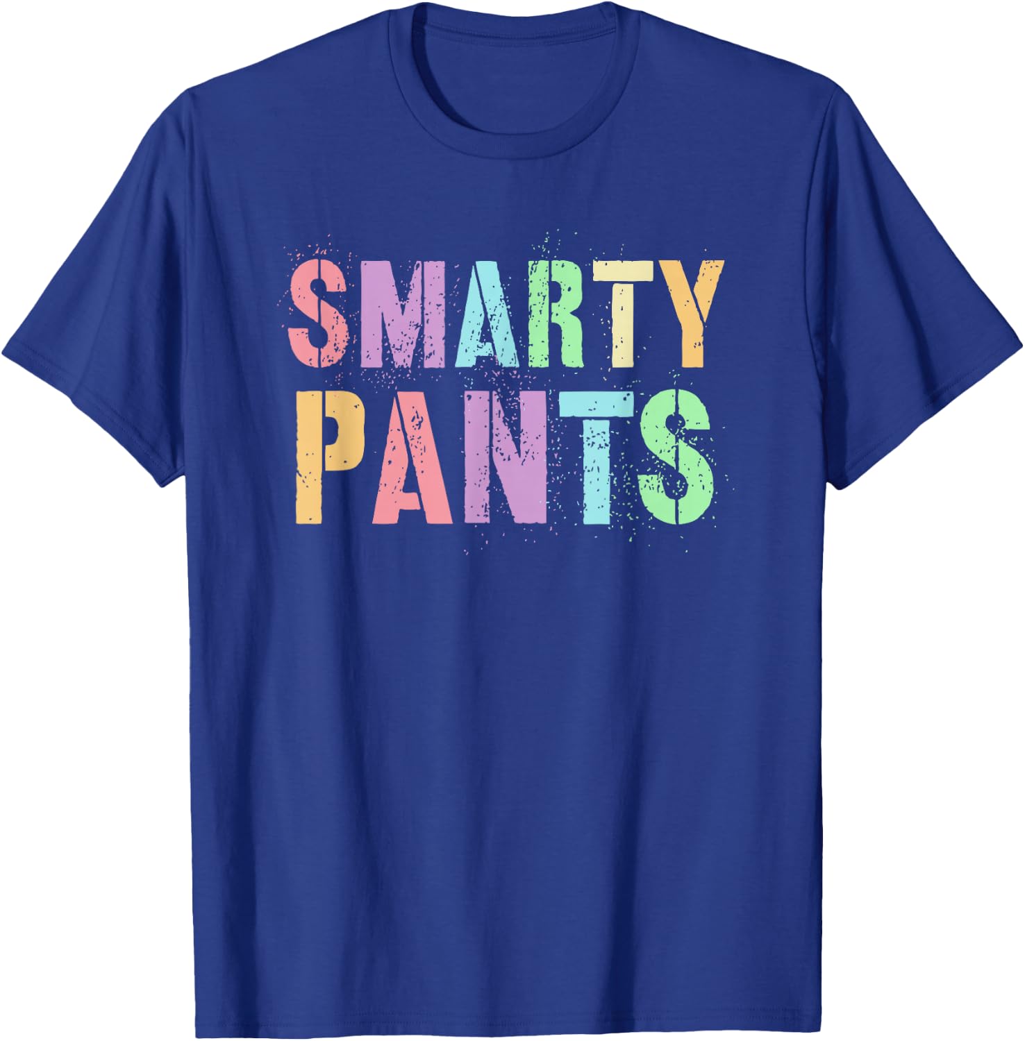 Cute Little Miss SMARTY PANTS Hello ABCD Phd Last Day School T-Shirt - T-Shirt | Royal