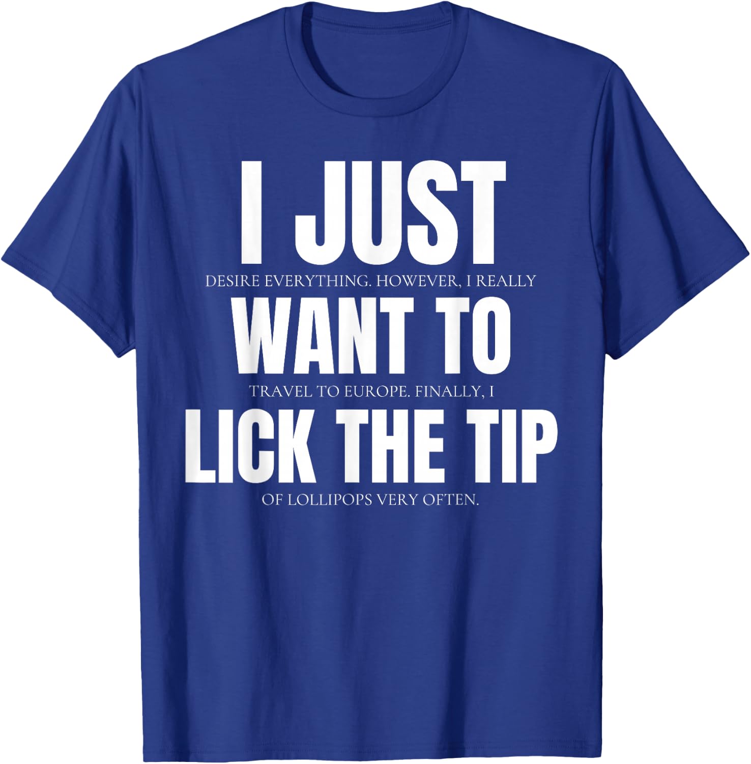 Sexual Innuendo Funny Offensive Adult Humor Gag Women T-Shirt - T-Shirt | Royal