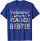 Twin Day Friends Teacher Twinning with My Bestie Matching T-Shirt - T-Shirt | Royal