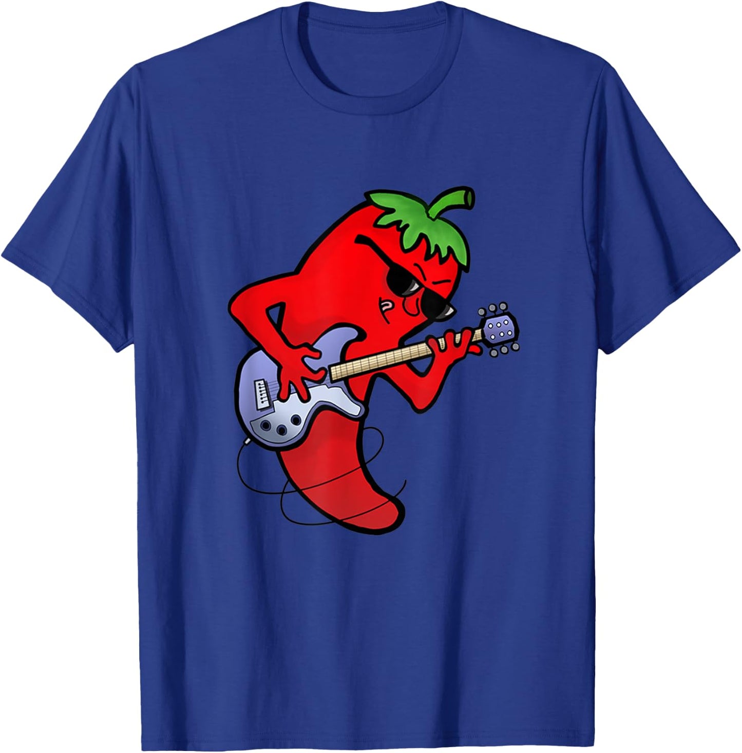 Red Hot Chilli Guitarist Gift T-Shirt - T-Shirt | Royal