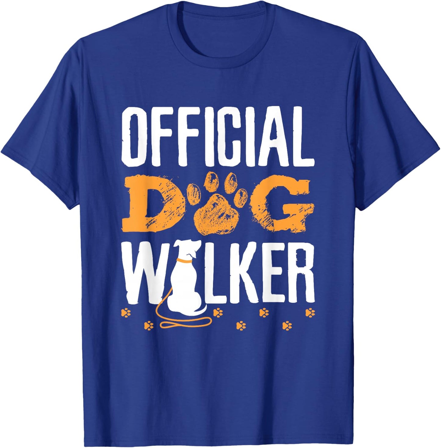 Official Dog Walker T-Shirt - T-Shirt | Royal