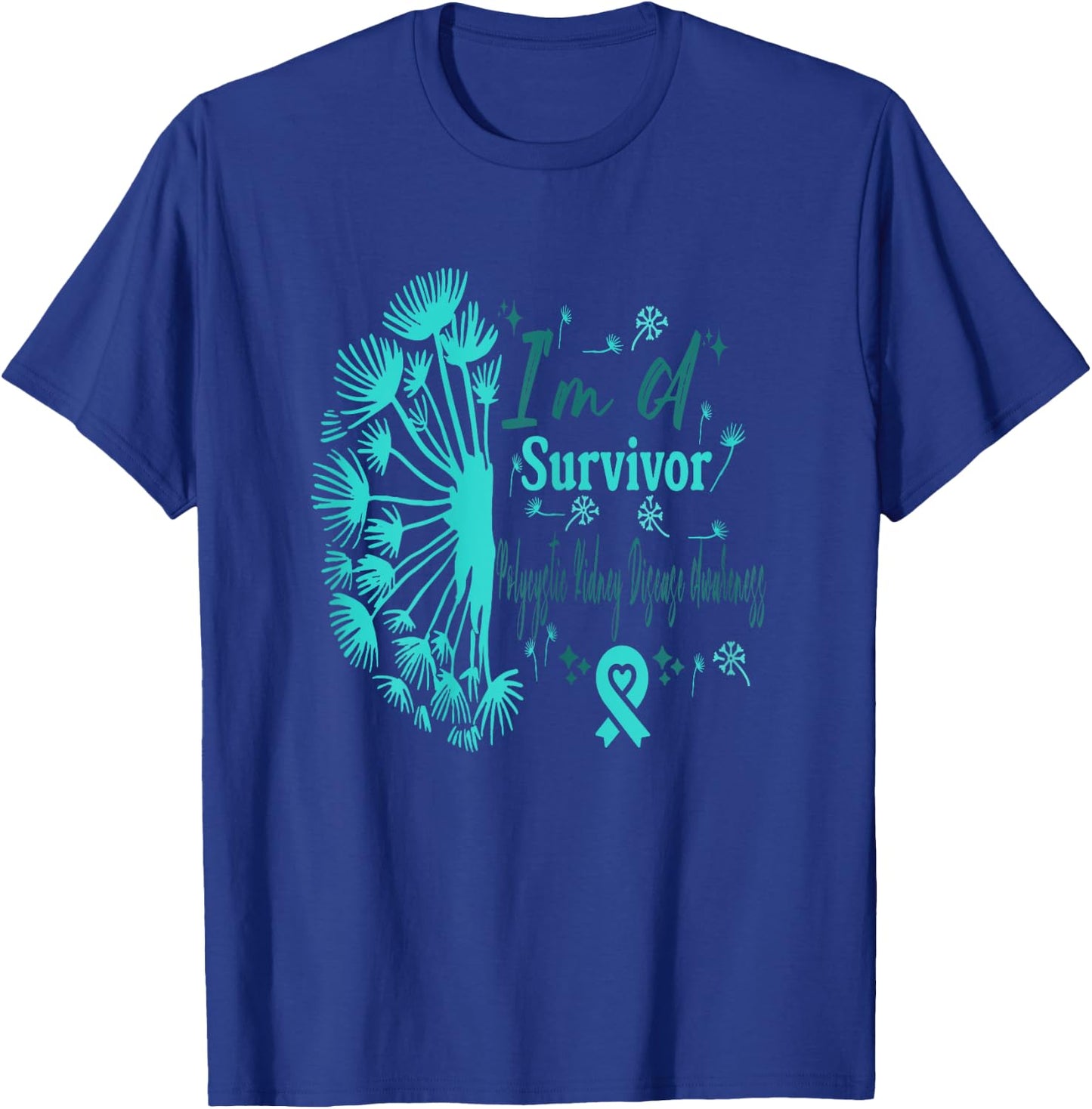 PKD Polycystic Kidney Disease Awareness I'm A Survivor T-Shirt - T-Shirt | Royal