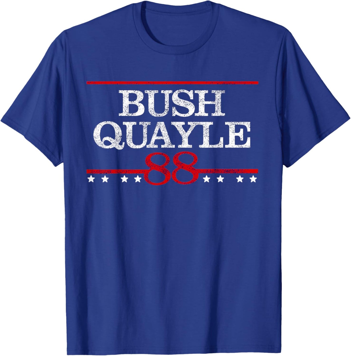 Bush Quayle 88 Retro Republican Presidential Campaign Shirt T-Shirt - T-Shirt | Royal