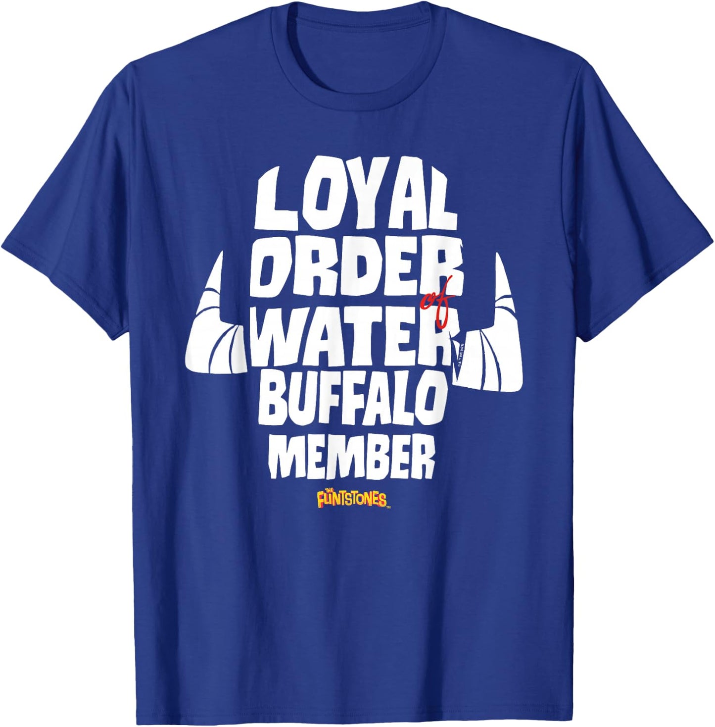 The Flintstones Loyal Order of Water Buffalo T-Shirt - T-Shirt | Royal