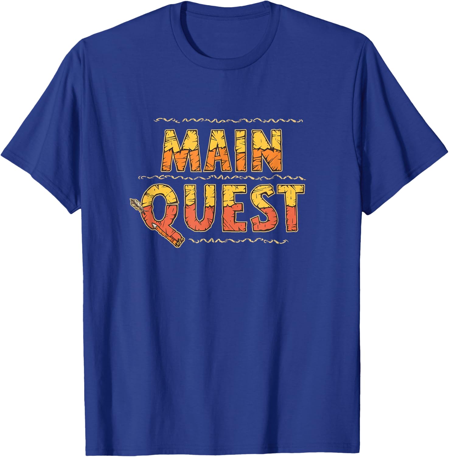 Cool Main Quest Graphic for an Awesome Challenge T-Shirt - T-Shirt | Royal