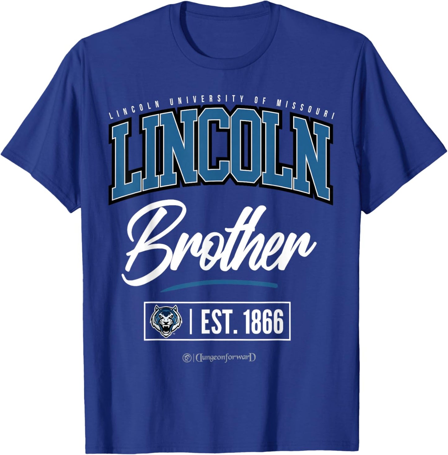 Lincoln University (MO) - LU-MO HBCU Brother T-Shirt - T-Shirt | Royal
