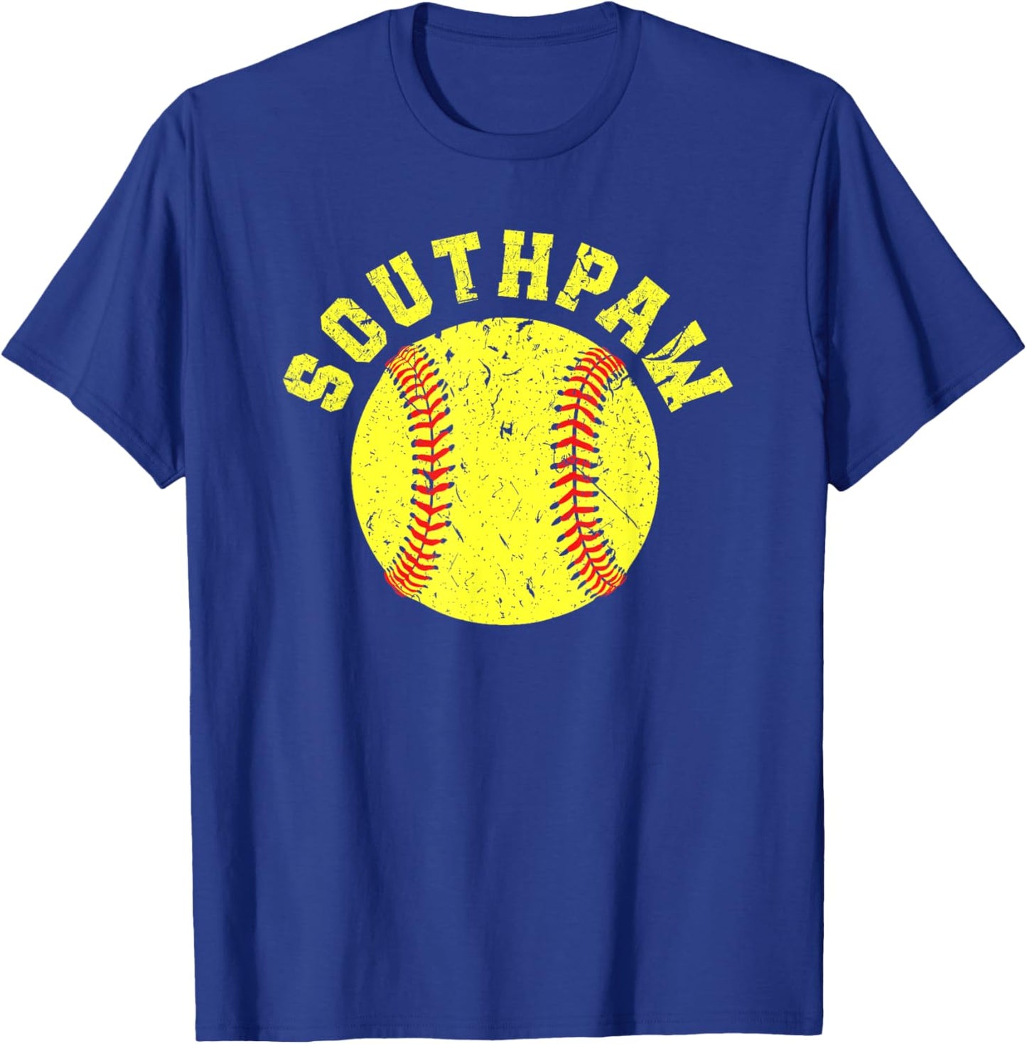Southpaw Lefty Softball Left Handed Pitcher T-Shirt - T-Shirt | Royal