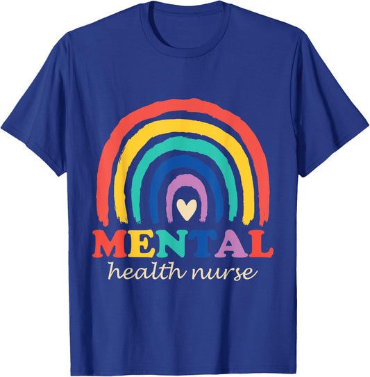Mental Health Nurse Psychiatry Nursing Psychiatric Nurse T-Shirt - T-Shirt | Royal