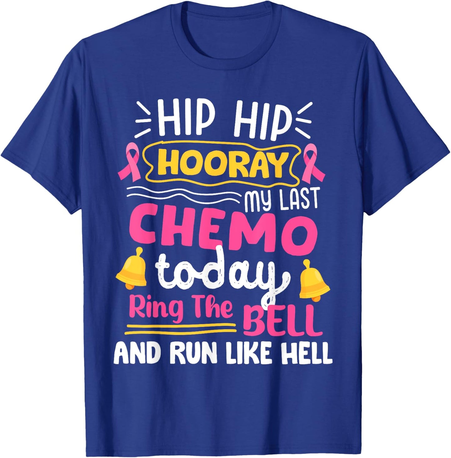 Breast Cancer Ring The Bell T-Shirt - T-Shirt | Royal