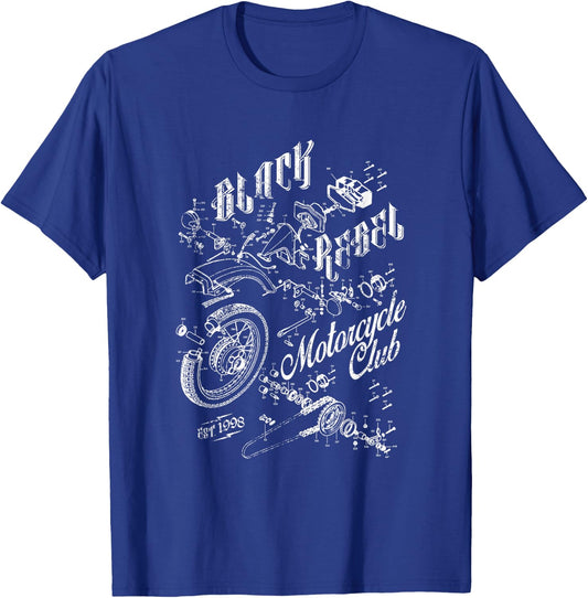 Black Rebel Motorcycle Club "Moto " T-Shirt - T-Shirt | Royal