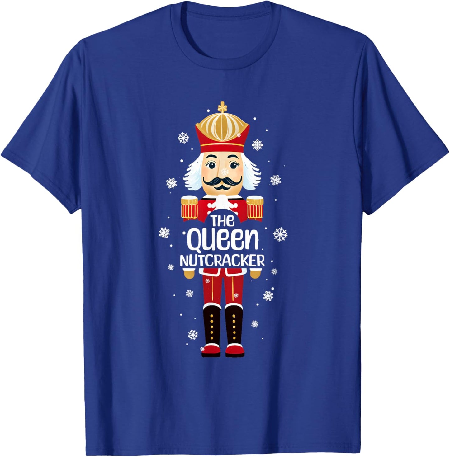 Cool Queen Nutcracker Funny Christmas Family Matching Pajama T-Shirt - T-Shirt | Royal