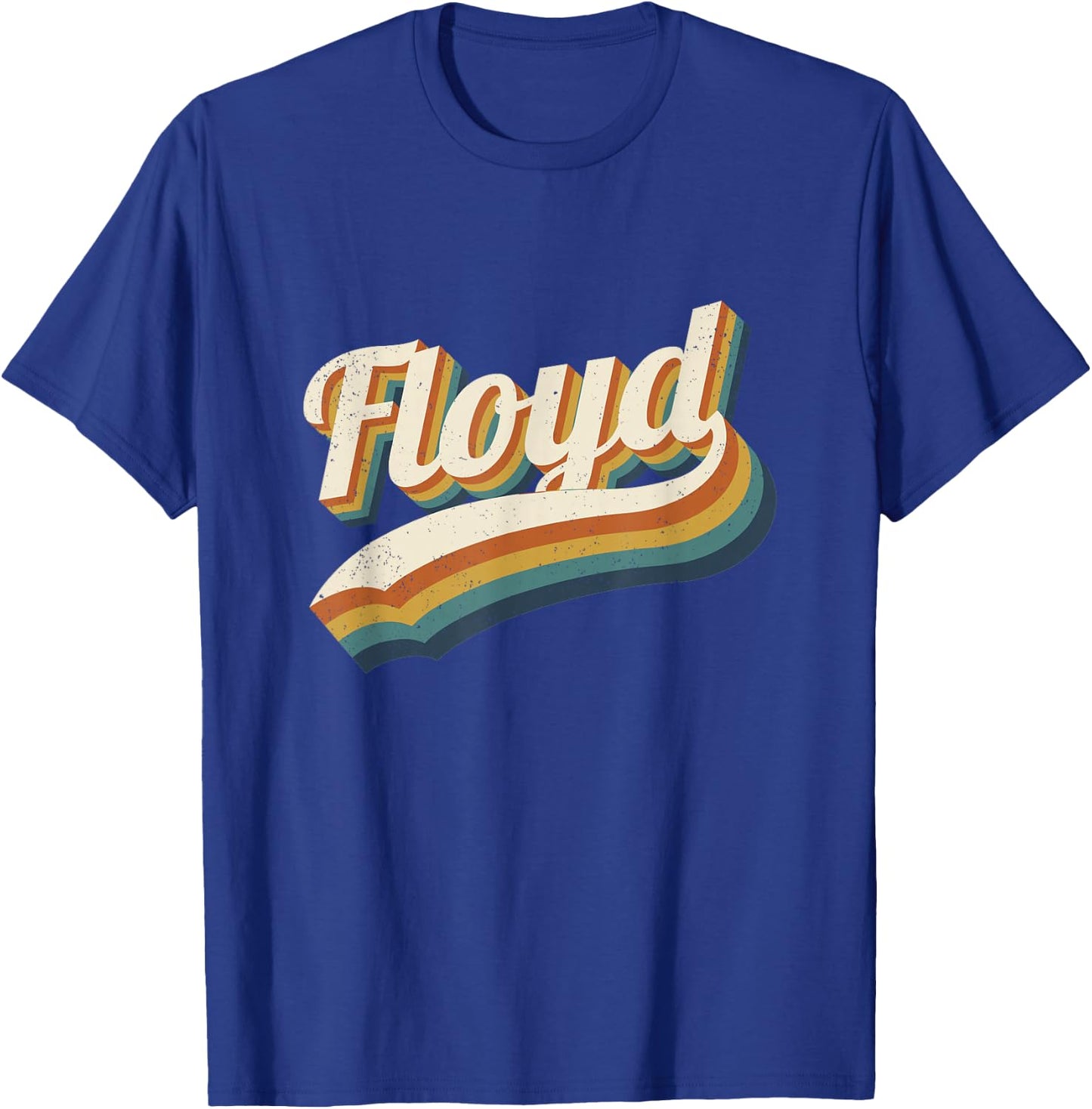 Vintage Floyd Personalized Name Floyd T-Shirt - T-Shirt | Royal
