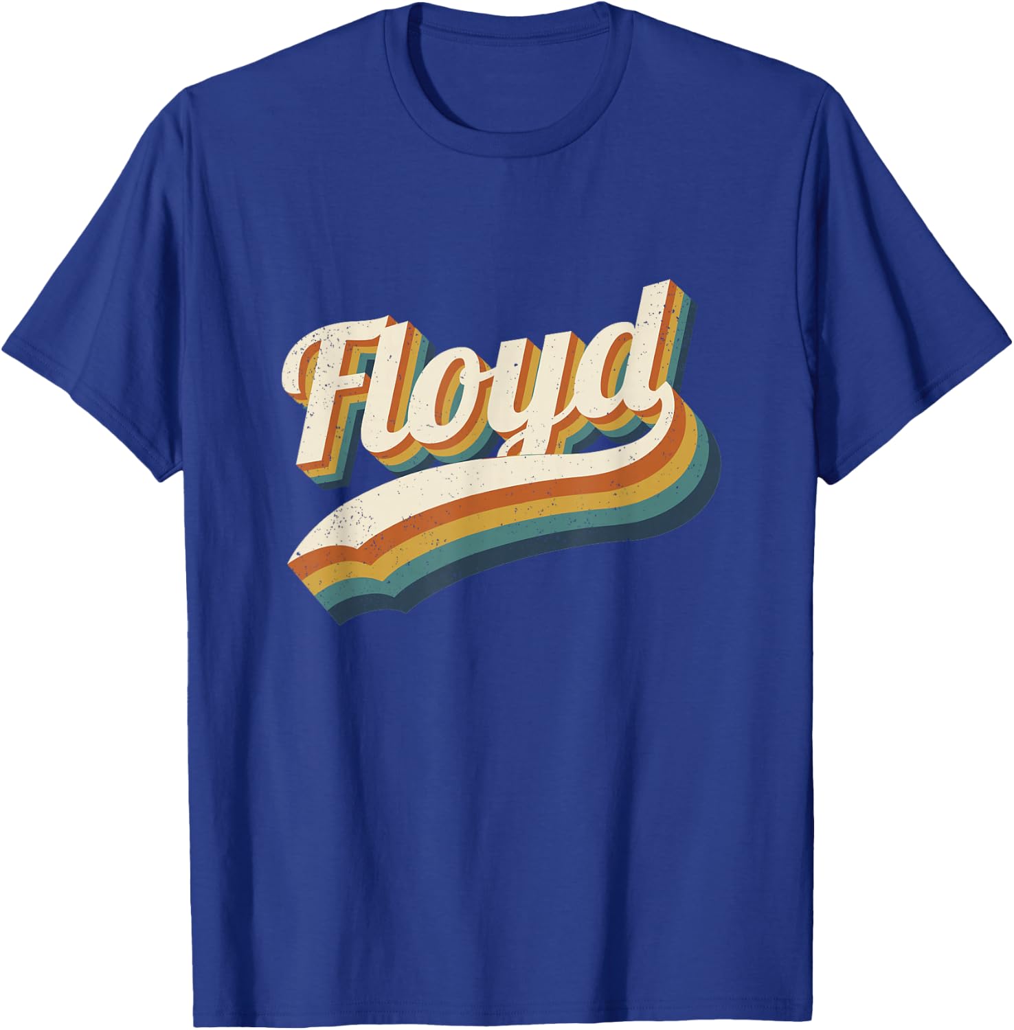 Vintage Floyd Personalized Name Floyd T-Shirt - T-Shirt | Royal