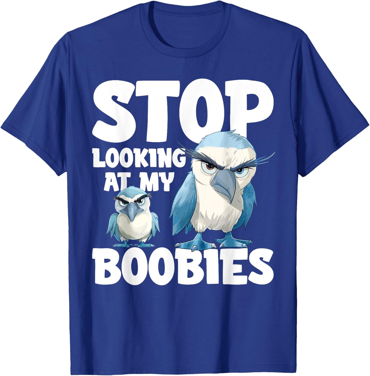 Blue Footed Booby Seabird Galapagos Islands Blue Foot Boobie T-Shirt - T-Shirt | Royal