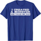Funny Gift Dad from Daughter First Father's Day T-Shirt - T-Shirt | Royal