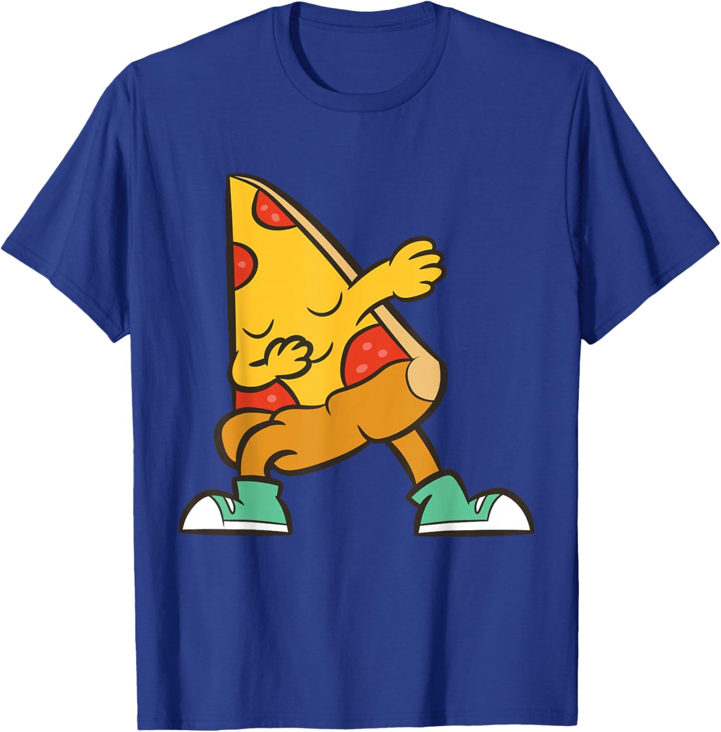 Dabbing Pizza Slice Cute Dabbing Pizza T-Shirt - T-Shirt | Royal