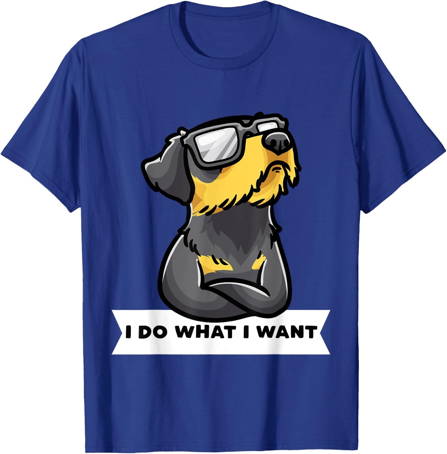 Stubborn Jagdterrier Dog Lover I Do What I Want Men Women Kids T-Shirt - T-Shirt | Royal