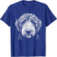 Dog Fingerprint - Aussiedoodle Dad Mom T-Shirt - T-Shirt | Royal