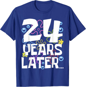 24 YEARS LATER 24th 24 year Old Birthday Gifts Women Men T-Shirt - T-Shirt | Royal
