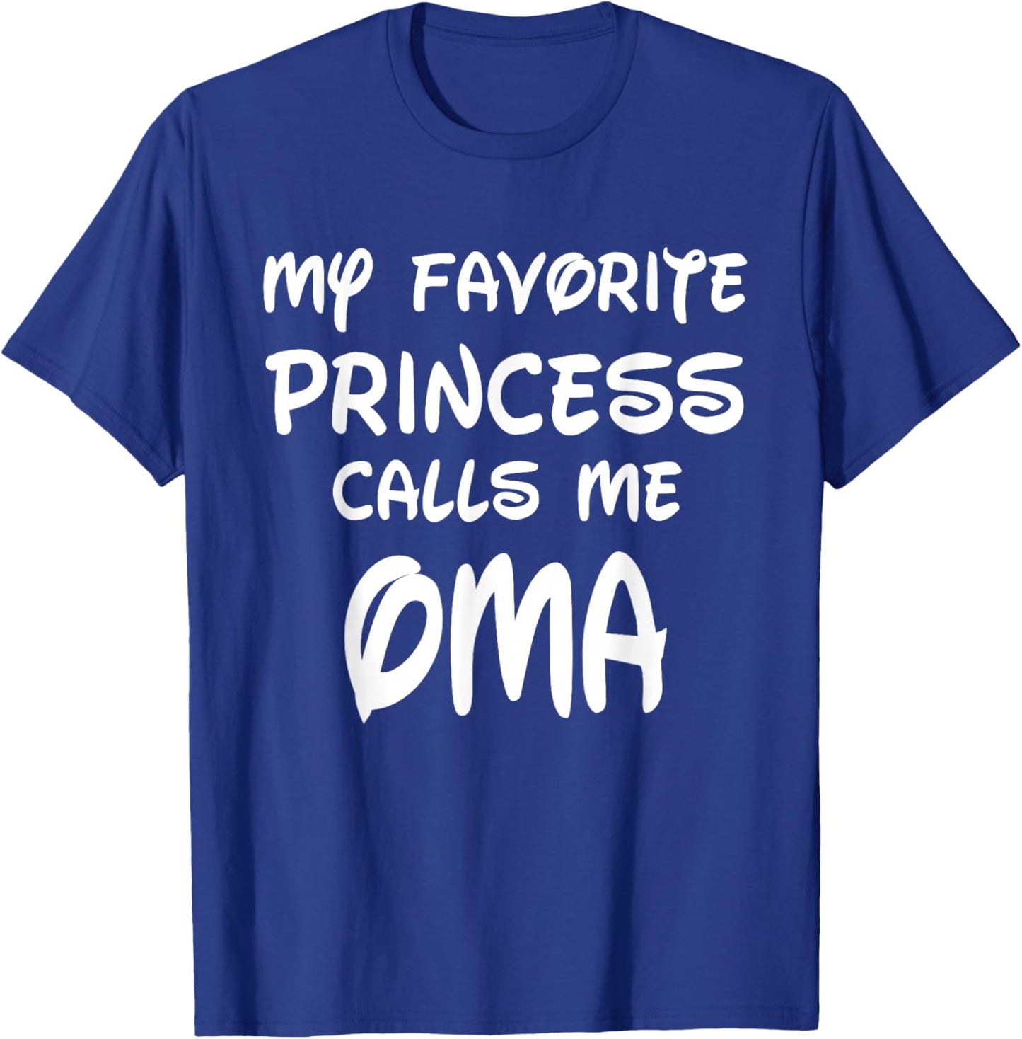 My Favorite Princess Calls Me Oma Vintage Christmas Xmas T-Shirt - T-Shirt | Royal