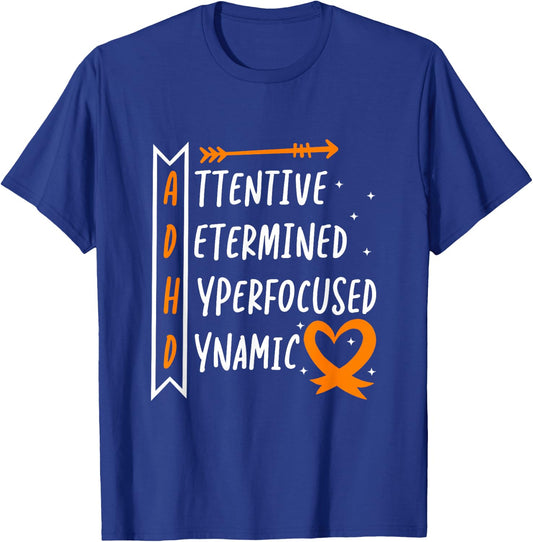 ADHD Awareness T-Shirt - T-Shirt | Royal