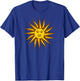 Uruguay Sol De Mayo Emblem Sun of May Emblem Flag T-Shirt - T-Shirt | Royal